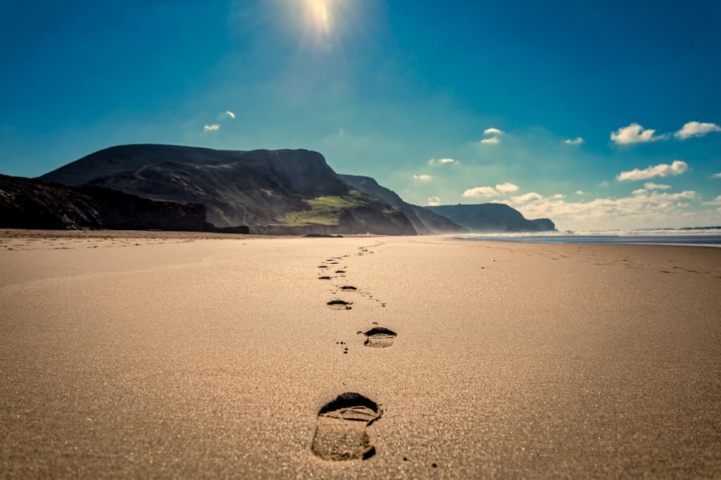footsteps, beach, sand, sea, ocean, nature, journey, coast, path, outdoor, imprint, human, seaside, mark, brown beach, brown sea, brown ocean, brown human, brown sand, brown path, footsteps, footsteps, journey, journey, journey, journey, journey